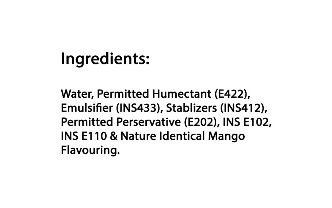 Bloom Mango Liquid Flavoured Colours    Plastic Bottle  30 millilitre